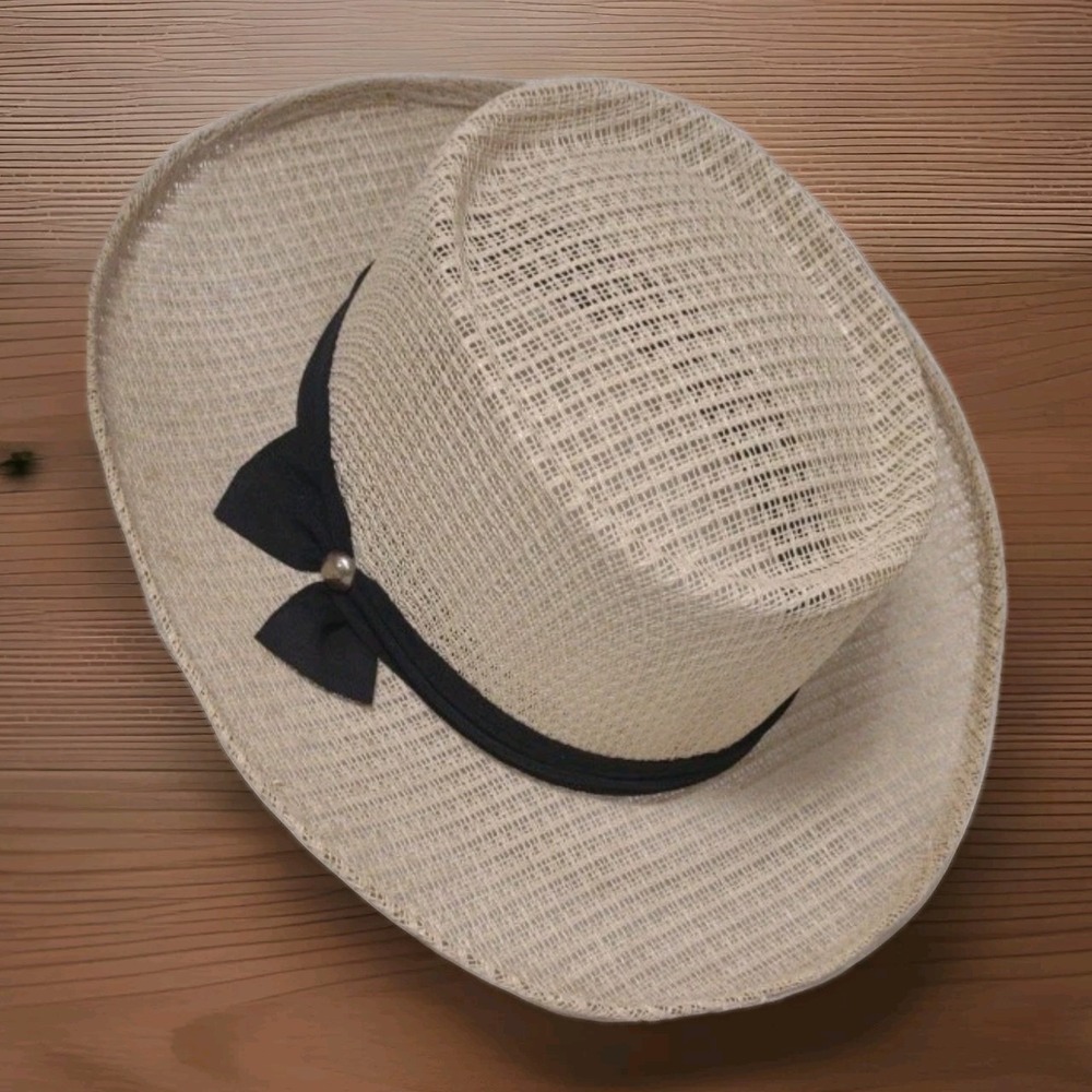 Summit Houston Open Weave Summer Sun Hat Wide‎ Brim - Size 6 7/8
